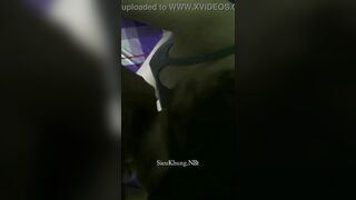 Em gái dâm vú to cưỡi ngựa đụ bạn trai