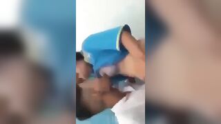 2 vợ chồng chơi nhau ở cty