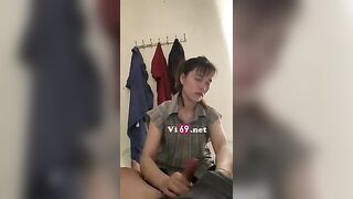Chị gái chăm sóc mới vuốt có mấy cái em trai đã xuất
