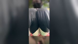 Vợ trốn chồng ra sau vườn chát sex với trai lạ