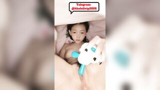 EM GÁI K7 Ở NHÀ THỦ DÂM BẰNG VẬT LẠ