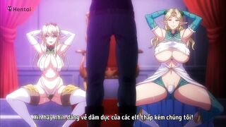 Kyonyuu Elf Oyako Saimin 9