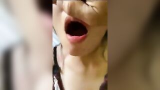 Doggy chị hàng xóm với váy ngủ mỏng