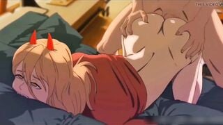 Chainsaw Men: porn, makima give denji a reware