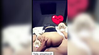 Lộ clip sex gái xinh khẩu dâm với anh khác cu dài