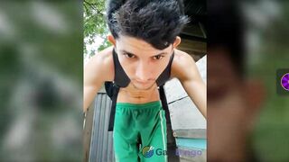 anh trai Ấn Độ khoe cu