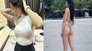 Hẹn em trên Tinder mời some khi đi chơi xa