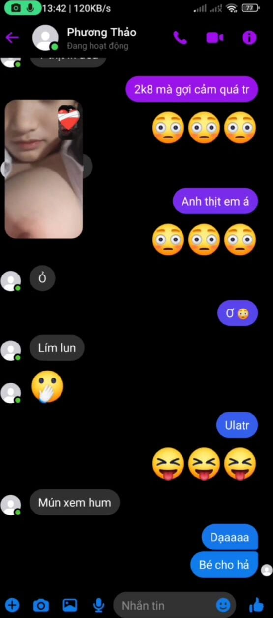 Chat với bé Phương Thảo 2k8 - Phần 2