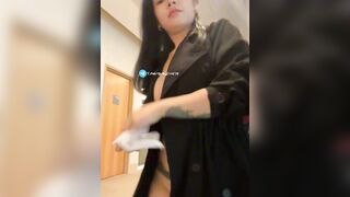 Clip Hà My Idol Public Trong Thư Viện Nguyên Bộ Đồ Lót Ren Đen