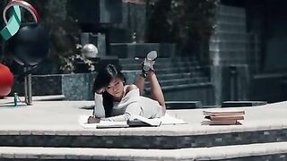 Ember snow asian girl blacked blowjob cumshot teen минет секс порно камшот ази