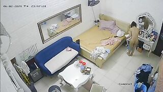 (HACK CAM) Em gái thay đò trần truồng uống éo trước gương