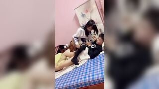 Clip Chị Gái Trải Đời Dụ Dỗ Em Trai Làm Tình Cùng Mình
