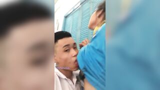 Học sinh bayh hay thật, Thanh niên bú vú địt bạn học ngay trong lớp học