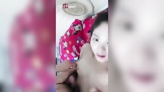 Em sinh viên kính cận lộ sex với người yêu sau khi chia tay  Phần 7