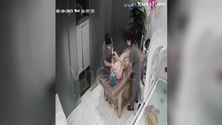 Hack camera, E học sinh vừa to đi massage bị nhân viên cưỡng hiếp sờ mó