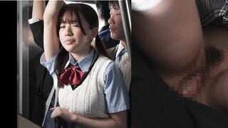 E học sinh bị biến thái địt sờ lồn tốc váy trên tàu điện ngầm nhưng ko dám phản kháng