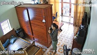 Hack Camera Vợ Đi Chợ Về Bú Cu Địt Chồng Rồi Mới Chịu Nấu Cơm
