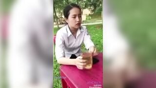 Còn đi hc mà đã lm tiểu tam r, Bé học sinh bị đánh ghen cơ mà lồn ngon thật