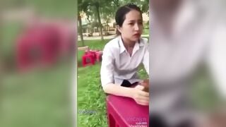 Còn đi hc mà đã lm tiểu tam r, Bé học sinh bị đánh ghen cơ mà lồn ngon thật
