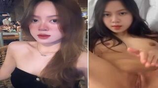 Gái đẹp vú to banh chân cho anh yêu chiều chuộng