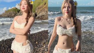 Cô gái Ngọc Diễm da trắng sugar baby lộng lẫy