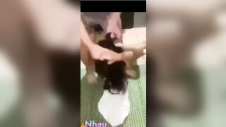 Đánh ghen lột đồ e học sinh vú khủng kích thích vãi