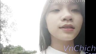 bé teen miền núi mới lớn gái quê dễ dụ, gạ bé ra đồng chát sex show lồn
