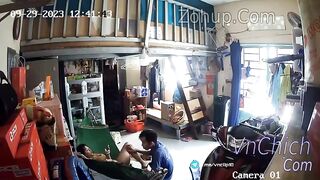 1 túp lều tranh, Niềm vui khi đi lm về là được địt bà mẹ đơn  thân
