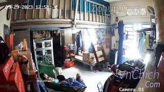 1 túp lều tranh, Niềm vui khi đi lm về là được địt bà mẹ đơn  thân