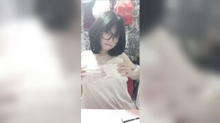 Em học sinh kính cận love 10 mặt xinh dâm vú đẹp