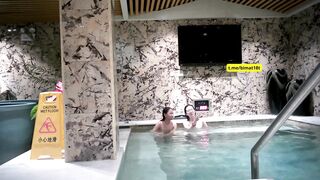 Quay Lén 2 Em Học Sinh Chung Lớp Đi Tắm Bể Bơi Tập Thể