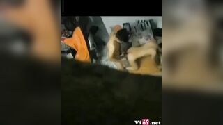 Quay lén 2 e học sinh ở Nam định địt nhau ngày mưa lồn còn ko lông