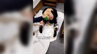 Súc vật e gái bị nhét cả chia bia bắn vào lỗ đít Bạo Dâm cực mạnh