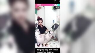Tổng hợp video idol tiktok Hương Kute trả kèo pk