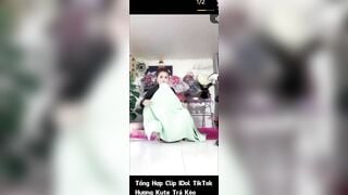 Tổng hợp video idol tiktok Hương Kute trả kèo pk