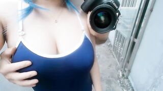 cosplayer và gã thợ chụp ảnh may mắn!!!!!