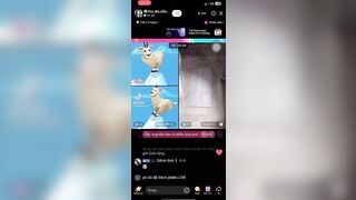 E ốc cute trả kèo lấy băng dính dật lông lồn trên tiktok