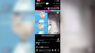 E ốc cute trả kèo lấy băng dính dật lông lồn trên tiktok