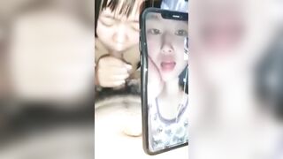 Địt CAVE gọi điện video cho người yêu xem địt,nhìn nứng v