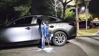 E gái bị trói bạo dâm bắn sữa ướt hết xe oto người lạ