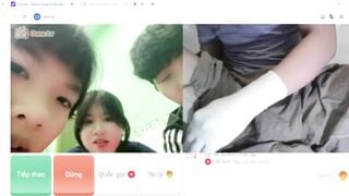 Ometv chat sex cùng gái xinh bất ngờ khi thấy con cu đen thui
