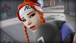 Overwatch - Idol Brigette Fan Service BBC