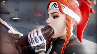 Overwatch - Idol Brigette Fan Service BBC