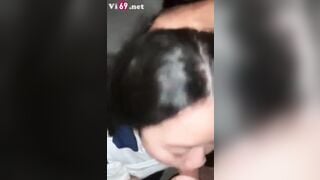 Nữ sinh dùng kĩ năng điêu luyện bú liếm nuốt tinh cho bác bảo vệ để được vào học