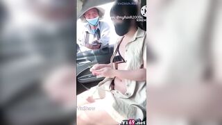 Full clip, E gái mua vé số cho chú bán sờ lồn bóp vú sướng vl ra