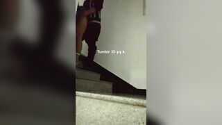 Quay lén quán bida, e nhân viên bị ông chủ gạ djt kwr cầu thang xuất đầy váy