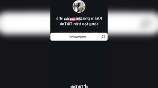 Idol Tiktoker Mynuxink lộ clip với anh yêu khẩu dâm rên la cực nứng