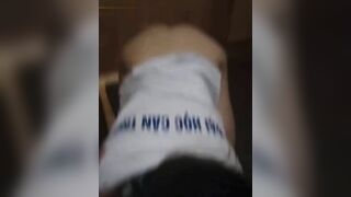 Địt con đĩ sinh viên đại học mông to lồn múp chảy nước lồn