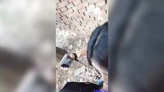 Em gái cầm điện thoại tự  quay clip bú cu