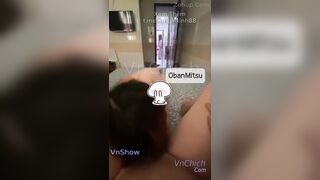 Seri con ghệ bú mọi lúc mọi nơi ở nơi công cộng , coi mà run con cặc quá